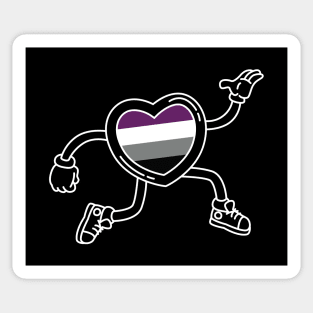 Pride Heart - Asexual Sticker